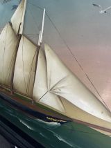 Tableau bateau bois AMERICA