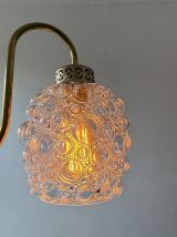 LOT 3 ANCIENNE APPLIQUES EN VERRE BULLE 