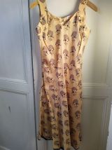 Robe vintage Artibus en soie T. 34