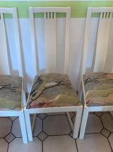 6 chaises blanches ikéa