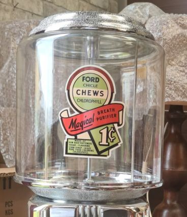 Distributeur chewing gum et bonbon ; Style vintage, 