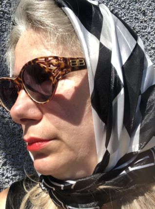 Lunettes femmes Balenciaga vinntage marron écaille