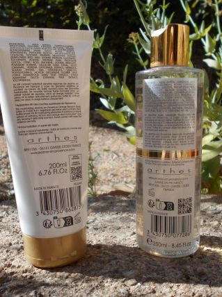 bouteille jeanne en provence lait corps verveine huile douch