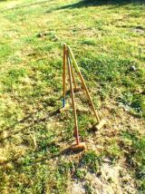 Jeu de Croquet ancien 1930