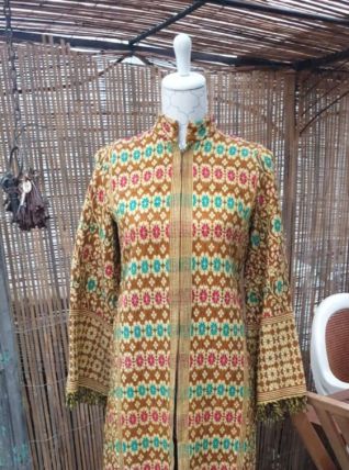 Maxi Robe/Manteau - Cachemire Indien VINTAGE 1970