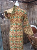 Maxi Robe/Manteau - Cachemire Indien VINTAGE 1970