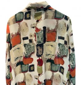 Chemise à imprimé coloré 