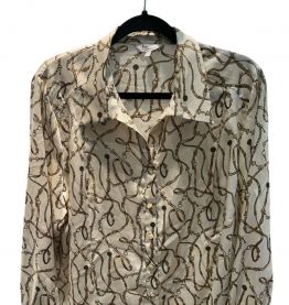 Chemise vintage à imprimé 