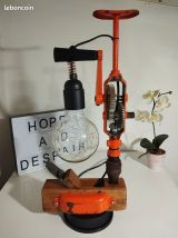 Lampe à poser artisanale recyclage déco
