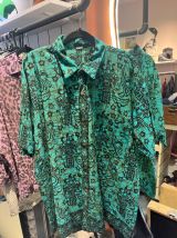 Chemise à motifs vintage 