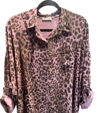 Chemise léopard vintage 