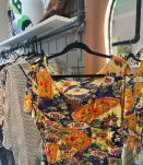 T-shirt à motifs brodé vintage 