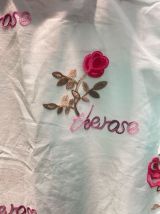 Chemise florale brodé vintage 