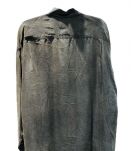 Chemise en soie grise vintage 
