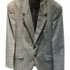 Blazer à carreaux vintage 
