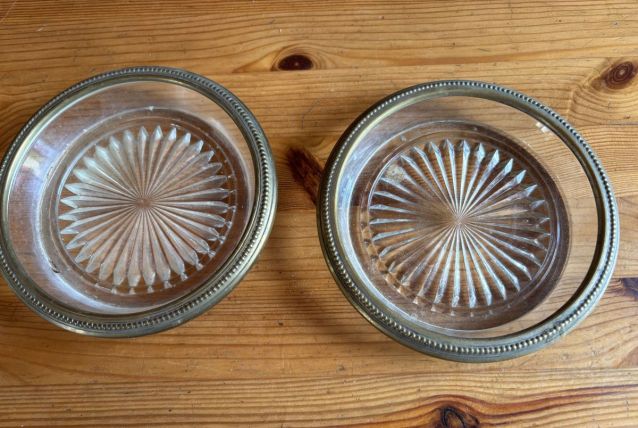 Dessous bouteilles en lot de 2