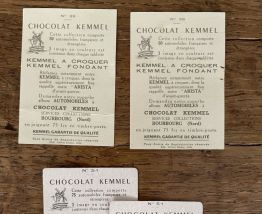 Images automobiles anciennes Chocolat Kemmel