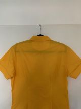 Chemise JC de Castelbajac manches courtes jaunes rétro 