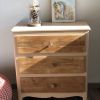 Commode vintage année 50 rose tendre