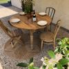Table de ferme à volets 