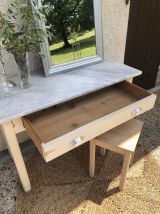 Table de pâtissier plateau marbre 