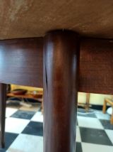 Table ronde extensible scandinave vers 1960 