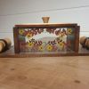 Bonbonnière vintage bois/verre