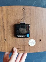 Horloge vintage pendule murale silencieuse "Japy seventies"