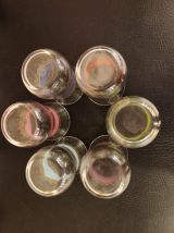 6 verres orientaux anciens – charme et couleur