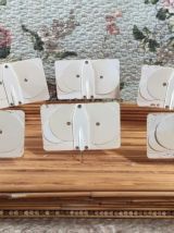 6 étiquettes de boucherie (vintage)