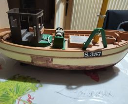 Bâteau chalutier playmobil année 80
