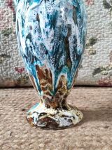 Grand vase/pichet en céramique émaillée Vallauris (années 60