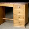 Accueil / Adorable bureau Art Deco en chêne et marbre