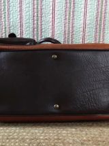 Sac de voyage  vintage YKK en simili cuir