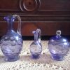 Cristal de sevres 3 pièces (violet)