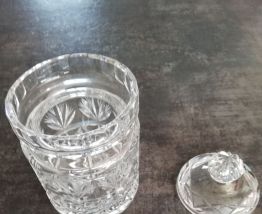 Bonbonnière en cristal de Pollogne