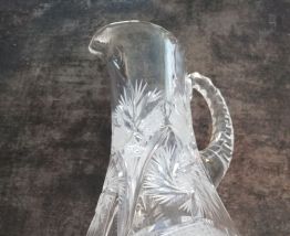 Carafe à eau en cristal de Pologne