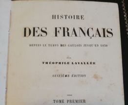 Livres 4 Tomes "Histoire Des Francais Depuis Le Temps Des Ga