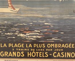 Affiche encadrée LA BAULE 