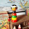 Figurine Indienne Jeu Bois | Educalux 1980  | jouet éducatif