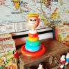 Clown Culbuto vintage | Educalux | jouet ancien déco rétro