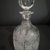 Carafe à liqueur en cristal de Pologne 