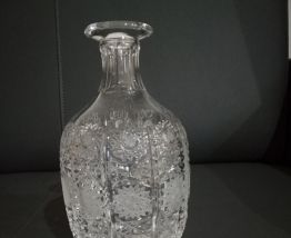 Carafe à liqueur en cristal de Pologne 