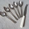 Set VINTAGE argenterie, pamplemousse - 6 pièces