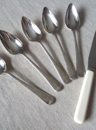 Set VINTAGE argenterie, pamplemousse - 6 pièces