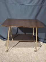 Desserte laiton et formica anneed 50/60
