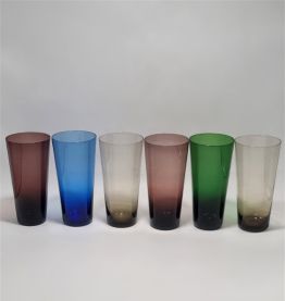 6 verres vintage