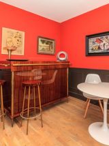 Bar Années 60 en Palissandre