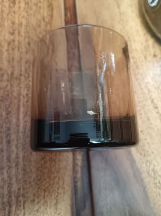 Carafe verre verrerie d'art ALLEX verre fumé 