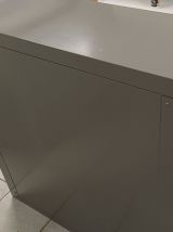 Meuble métallique Bauche 5 tiroirs + armoire à serrure